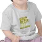infant_tshirt - Are you anti war? Would you rather drop beats on the turntable than bombs? We all want world peace so get your vinyl out and play your music.: Sizes  Available colors: white