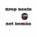 drop beats, not bombs t-shirts by jenhee drop beats, not bombs t-shirts