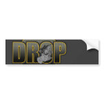 DROP DnB Drumnbass dubstep Jungle Hardstyle DJ bumper stickers