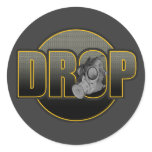 DROP DnB Drumnbass dubstep Jungle Hardstyle DJ stickers