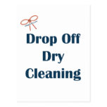 Drop Off Dry Cleaning Reminders Post Card