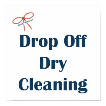 Drop Off Dry Cleaning Reminders