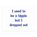 Drop Out Hippie Postcards