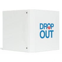DROP OUT OBAMA VINYL BINDERS