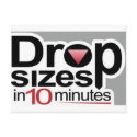 Drop Sizes in 10 Minutes postcards by phrutcake Drop Sizes in 10 Minutes postcards