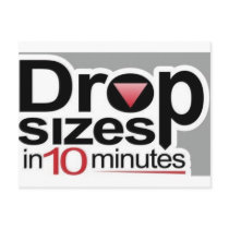 Drop Sizes in 10 Minutes postcards