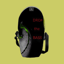 Drop the Bass messenger bags