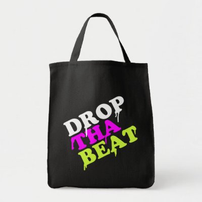 Drop The Beat Canvas Bag