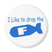 Drop the F Bomb funny mens boys girls humor Refrigerator Magnets
