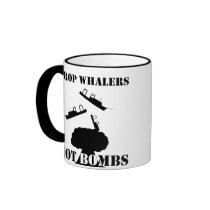 Drop Whalers Not Bombs Mug