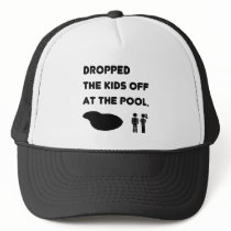DROPPED THE KIDS OFF AT THE POOL MESH HAT