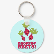 Droppin' Beets keychains by jamierushad Droppin' Beets keychains