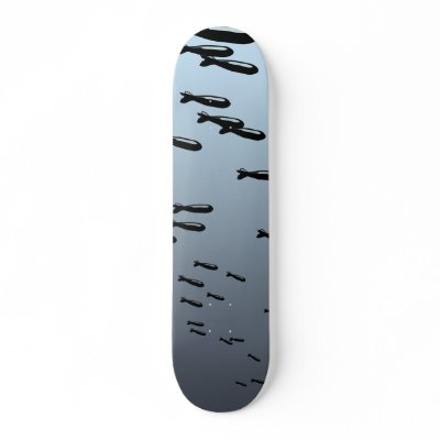 Dropping Bombs Skate Deck by BoardsOfWar