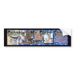Dropping My Daily Stool Sample Bumper Sticker bumper stickers