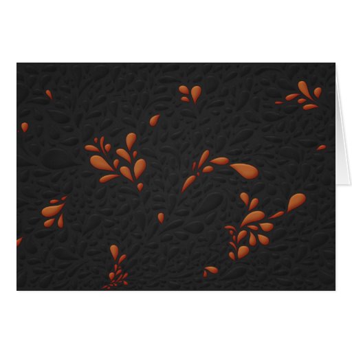 Drops (Gold) Greeting Card