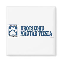 Drotszoru Magyar Vizsla Blue magnets by GenuineDogOwner Drotszoru Magyar Vizsla Blue magnets