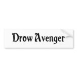 Drow Avenger Bumper Sticker