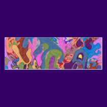 "Drowning" Abstract Art Bookmark business cards by RLMdesignes "Drowning" Abstract Art Bookmark business cards