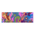 "Drowning" Abstract Art Bookmark Business Card Templates