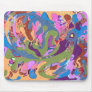 "Drowning" Abstract Art Mouse Pad