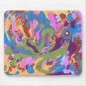 "Drowning" Abstract Art mousepads