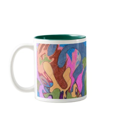 Drowning, Abstract Art Mug by RLMdesignes