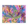 "Drowning" Abstract Art Postcards