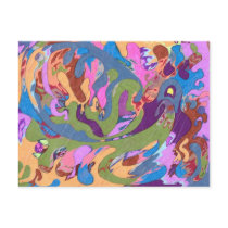 "Drowning" Abstract Art postcards by RLMdesignes "Drowning" Abstract Art postcards