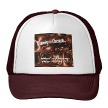 Drowning in Chocolate Cap Trucker Hats