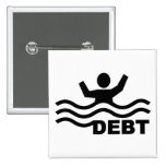 Drowning in Debt Button
