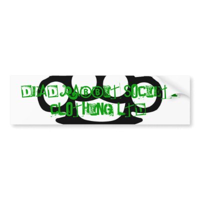 DRS Brass Knuckles Sticker Bumper Stickers by GorillaKustom