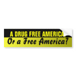 Drug Free America Bumper Sticker bumper stickers
