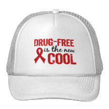 Drug-Free Is The New Cool Mesh Hat