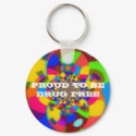 Drug Free Keychain by mannybell Drug Free Keychain