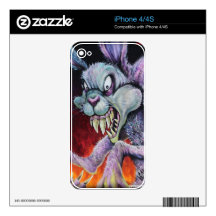 Drugs Bunny - IPhone Skin Skin For The iPhone 4