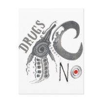Drugs Not postcards by naranjay Drugs Not postcards