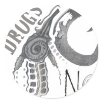 Drugs Not stickers by naranjay Drugs Not stickers