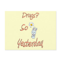 Drugs? So Yesterday postcards