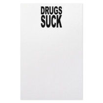 Drugs Suck stationery