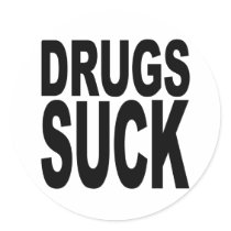 Drugs Suck stickers