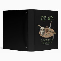 Druid: Beware the Squirrels 3 Ring Binders