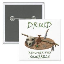 Druid: Beware the Squirrels Pin