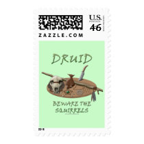 Druid: Beware the Squirrels Postage Stamp