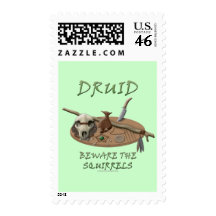 Druid: Beware the Squirrels Postage Stamp