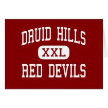 Druid Hills - Red Devils - High - Atlanta Georgia cards