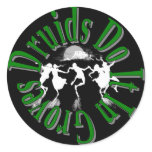 Druids Do It Round Stickers