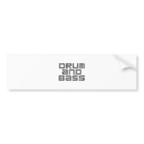 Drum and Bass Bumper Stickers