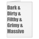 Drum and Bass DnB Electro Dub step Dubstep Grime Card
