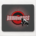 Drum and Bass dnb Mouse Pad mousepads by nouveauretro Drum and Bass dnb Mouse Pad mousepads