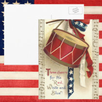 Drum and Musical Notes postcards by YesterdayCafe Drum and Musical Notes postcards